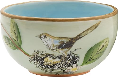 Miniatura 3 de Fitz and Floyd Toulouse - Juego de 4 fruteros pequeños, 5 pulgadas, color verde