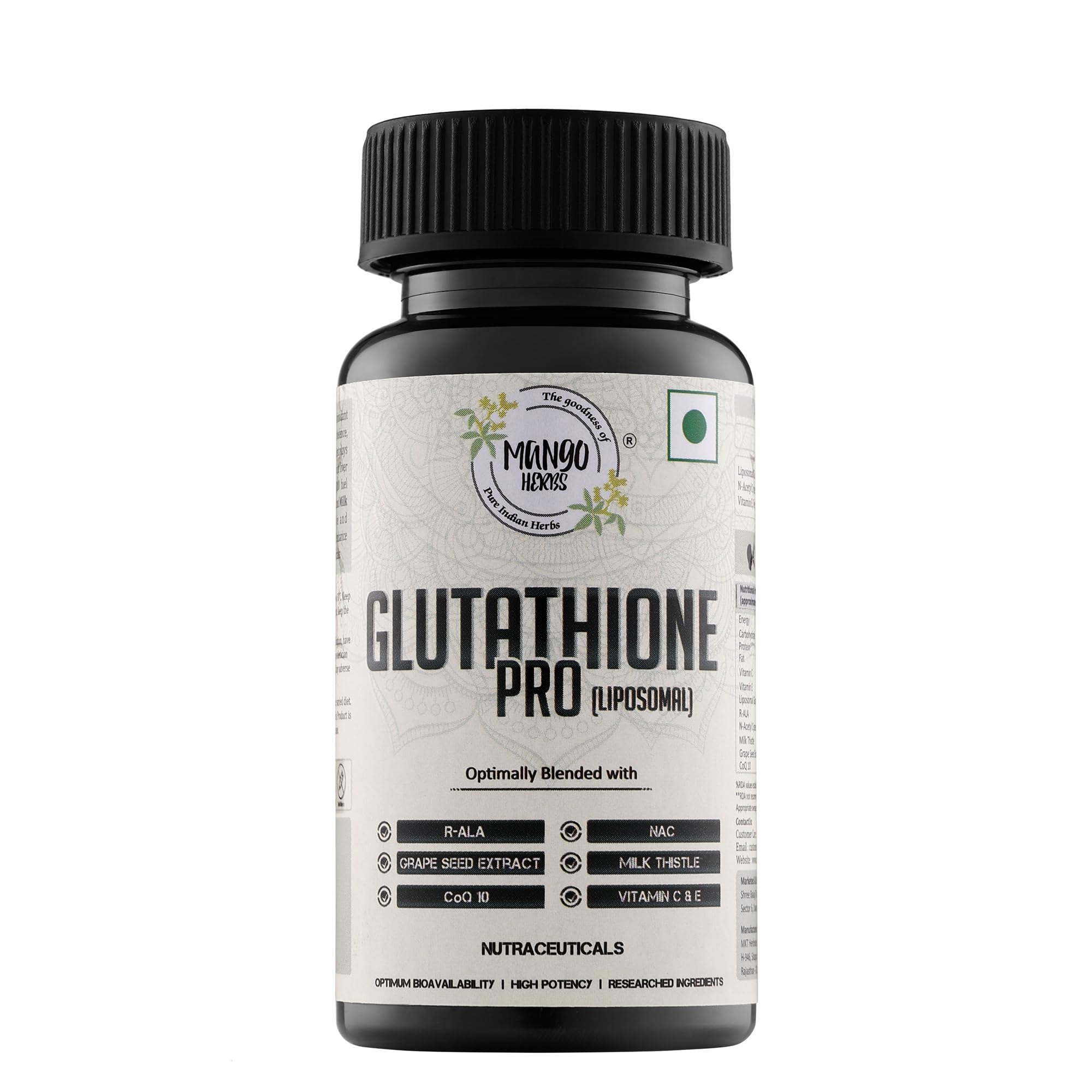mango herbs glutathione Mango Herbs Glutathione Pro: 99% Liposomal Glutathione (LipoDuo™)