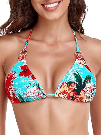 RELLECIGA Womens Triangle Bikini Top