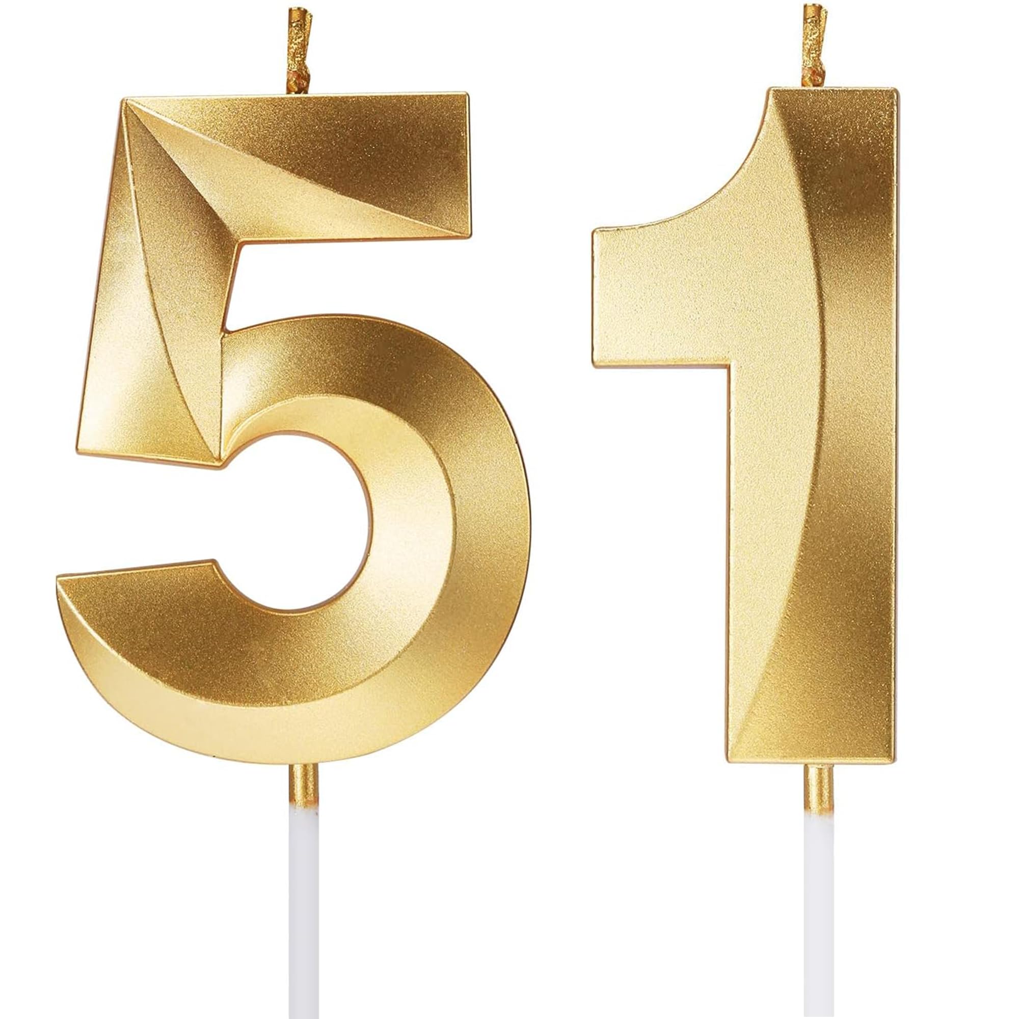 Birthday Candles Number Candles Age Year for Cakes Happy Birthday 3D Designed Wedding Anniversary Party Cake Topper Decorations
