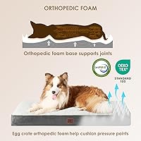 Vista 3 de EHEYCIGA Camas ortopédicas para perros, cama para perros con funda extraíble lavable, todos los tamaños de perros