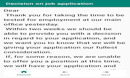 43 Employ letters for better Communication