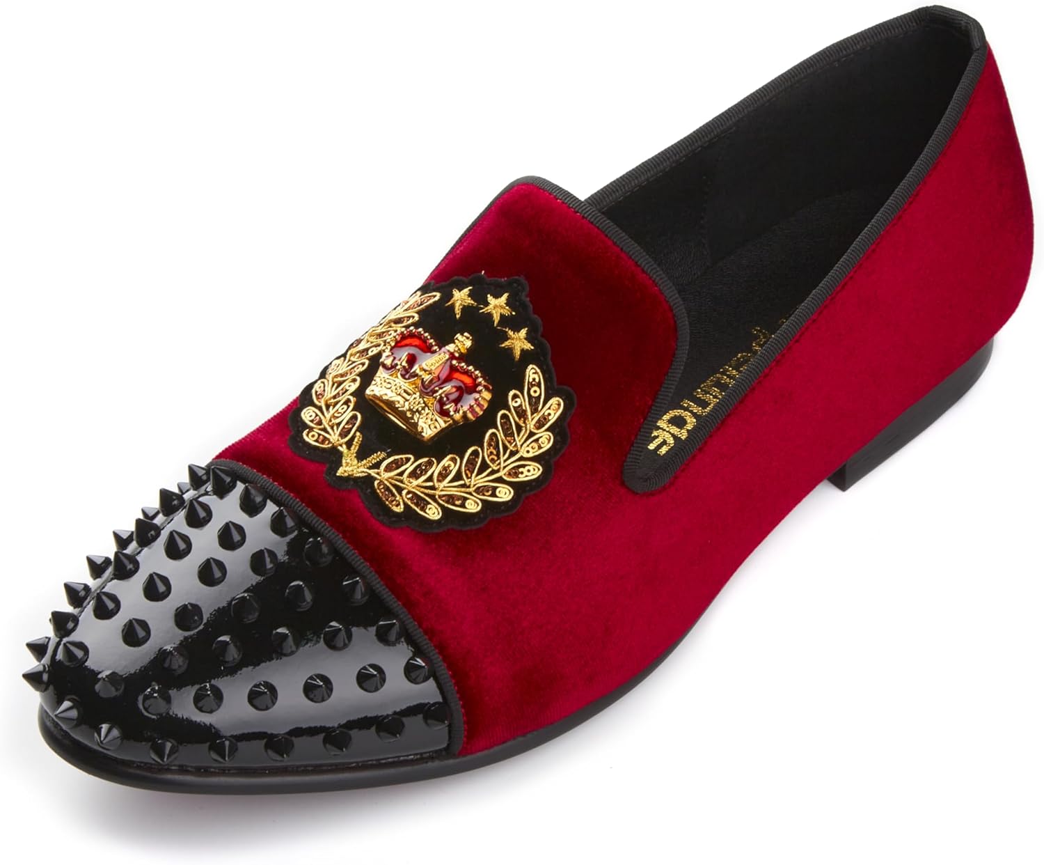 Men's Prom Dress Shoes - Velvet Slip On Style