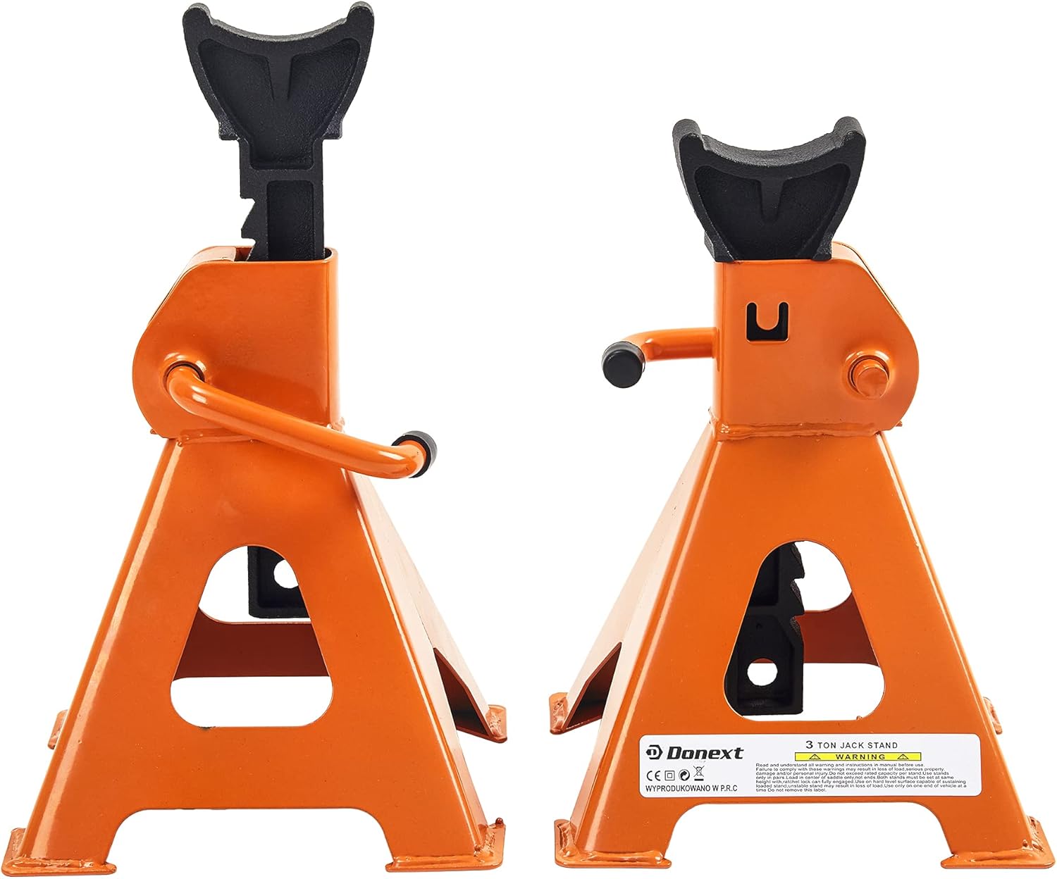 Donext Jack Stand 3 Ton Capacity Steel, 1 Pair Black Jack Stands : Automotive