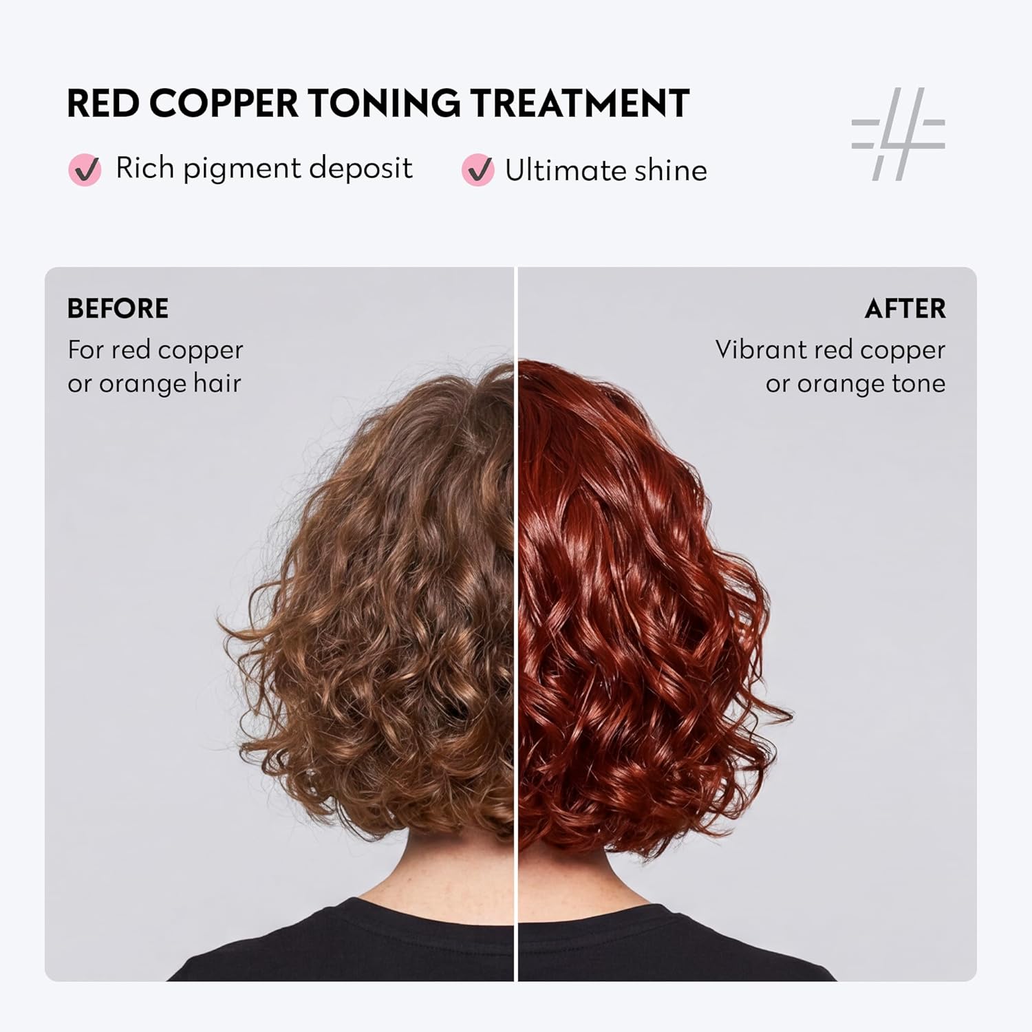 FOUR REASONS Color Mask, Red Copper (27 Colors) – Hair Gloss & Color Depositing Conditioner – Semi Permanent Hair Toner for Color-Treated Hair Color For Women – Vegan & Cruelty-Free – 6.76 fl oz