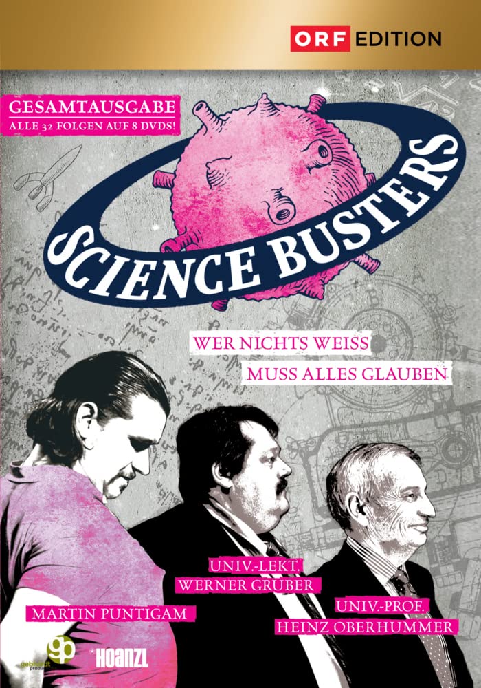 Science Busters Gesamtausgabe en 8 DVDs, ideal para tardes de maratón científico en familia