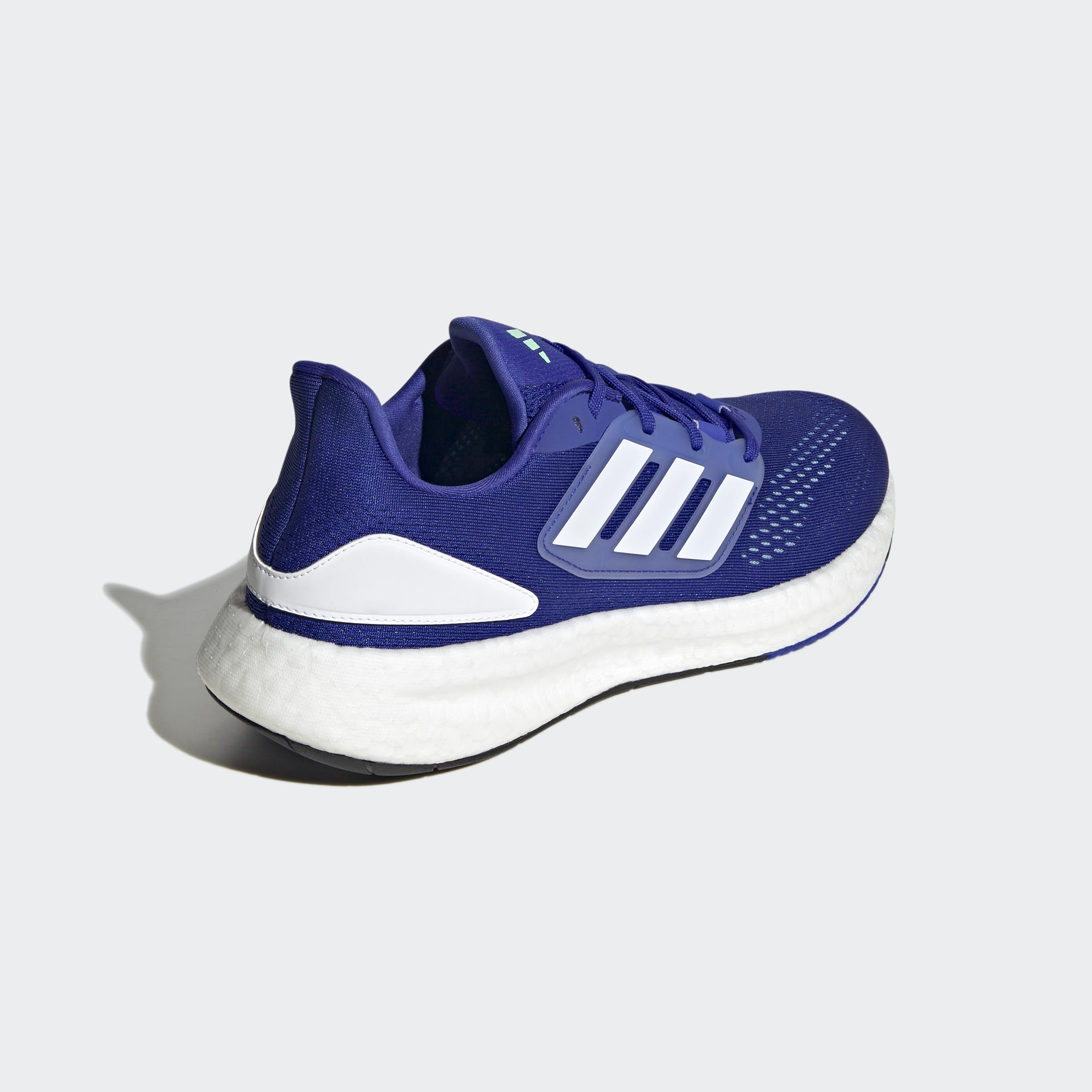 adidas Hombre Pureboost 22 Shoes, Lucid Blue / Cloud White / Pulse Mint, 40 2/3 EU