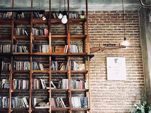 Miniatura 3 de GuRK Percheros para pistolas, perchas ajustables de cuero para rifle y escopeta, montaje de pared para pistola apto para cualquier pistola