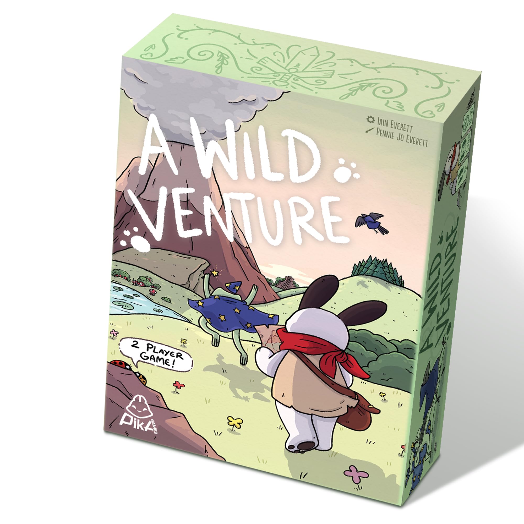 Un gioco da tavolo Wild Venture – Gioco di strategia di costruzione del motore e di avventura, mondo fantastico con oltre 100 carte uniche, gioco veloce per bambini e adulti, 2 in poi