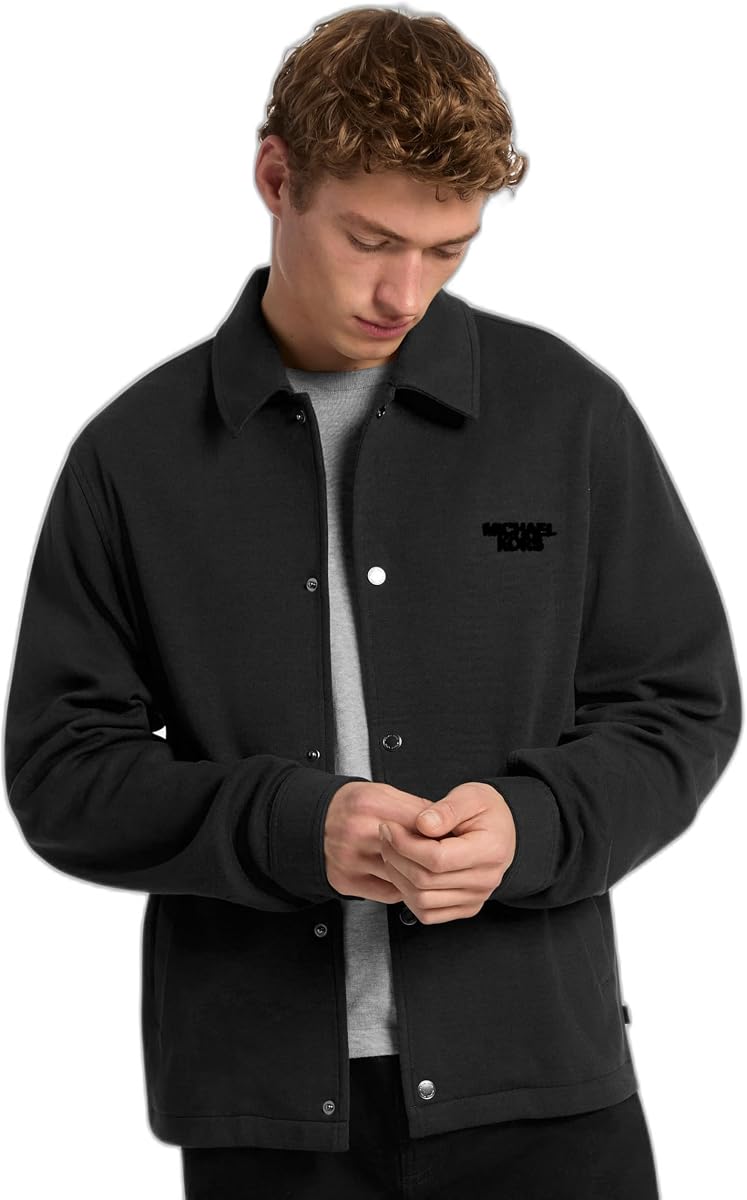 Michael Kors Men's Tufted Logo Coaches Jacket
