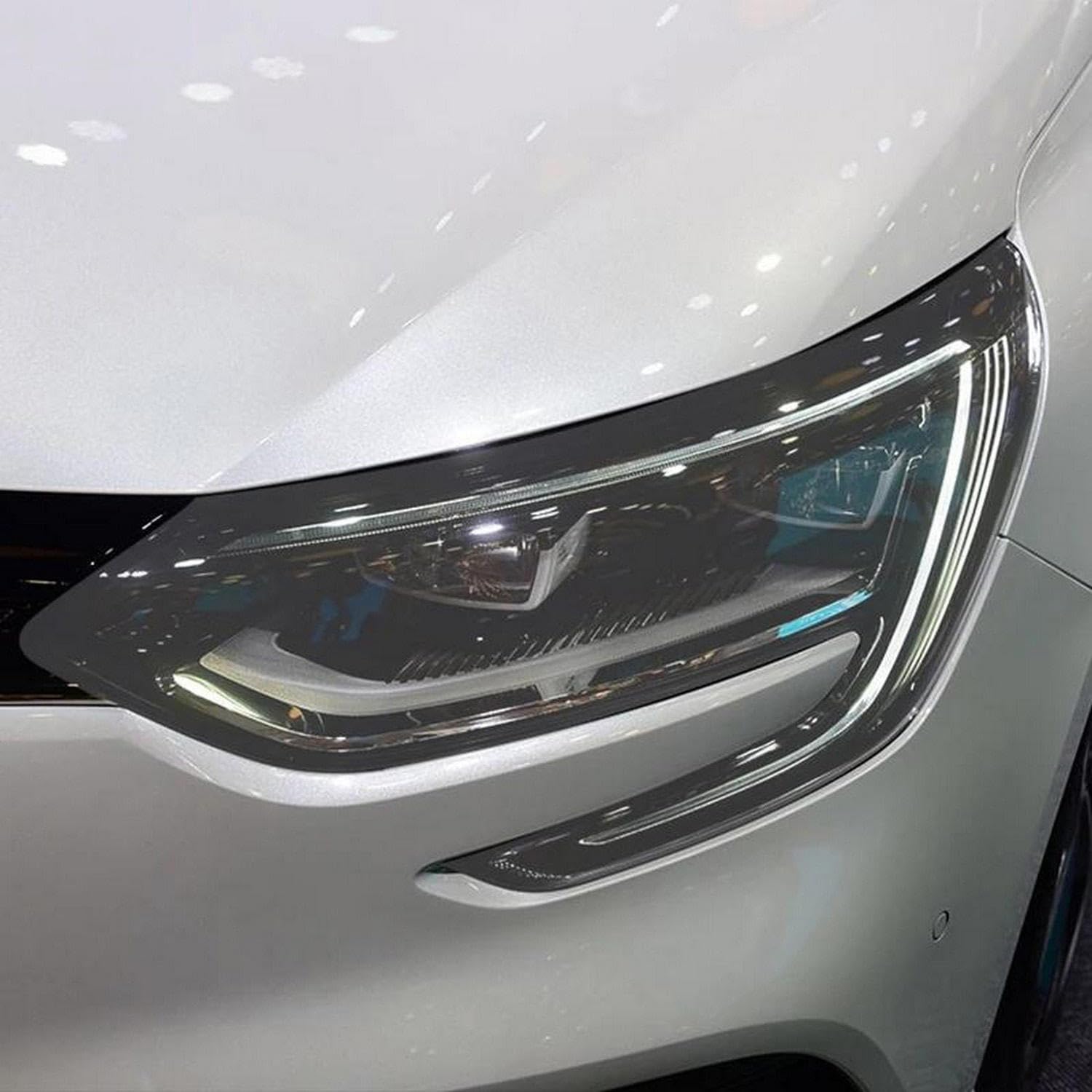 Car Headlight Protective Film Headlamp Restoration Transparent Black TPU Sticker，for Renault Megane 4 RS GT Sport Accessories 2017 -Present