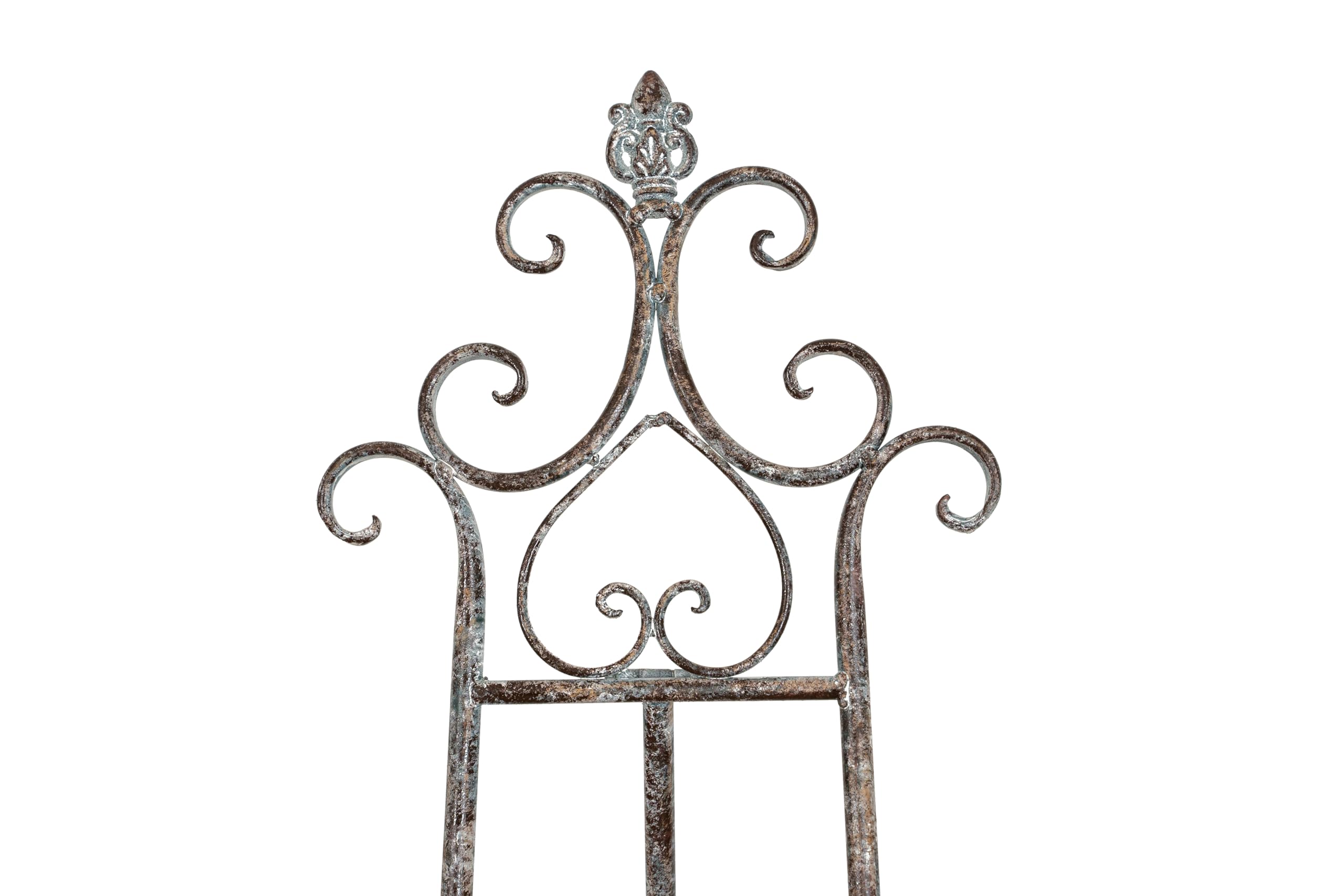 Biscottini Cavalletto Pittura Porta Quadri Da pavimento 148x52x95 - Leggio Porta Menu - Espositore Pubblicitario in Ferro - Portamenu Ristorante - Supporto Lavagne Terra - Cavalletto pittore