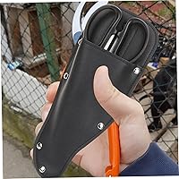 Vista 7 de Happyyami Pinza de podadora de cuero para tijera, abrazaderas de inglete para recortar alicates, soporte para herramientas de caza, protector