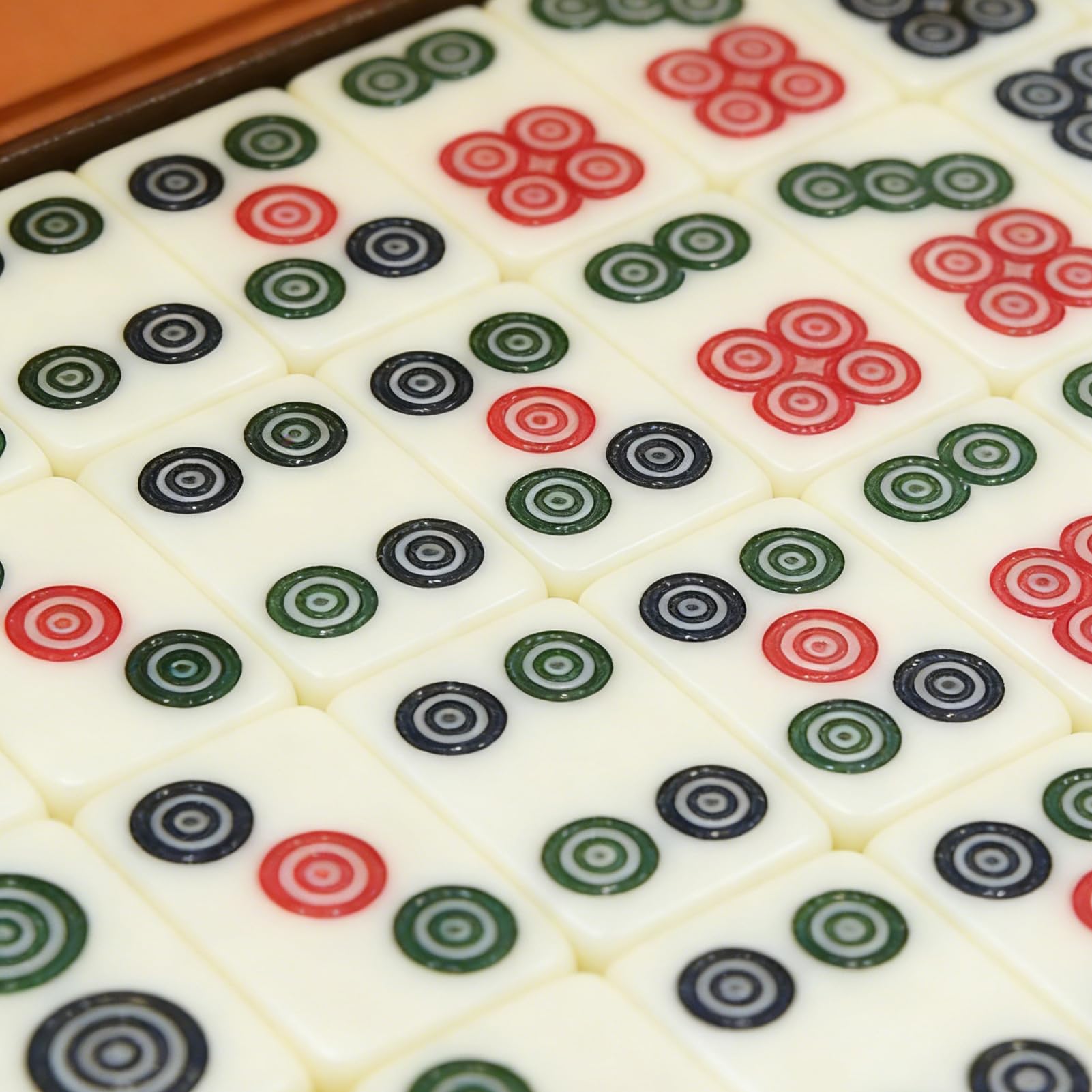 Mahjong Juego de Juego - Juego de Mesa Portátil para llevar - Mahjong Set Juegos Para Familias - Para Exterior Hogar Apartamento Dormitorio Estudiante Hotel Viajes Camping Picnic Familia Adultos