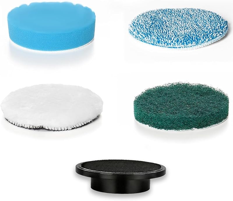 Conjunto de cabeças de reposição GOSLMYY para escova elétrica giratória, 5 unidades, compatível com ANS-8050 e ANS-8051