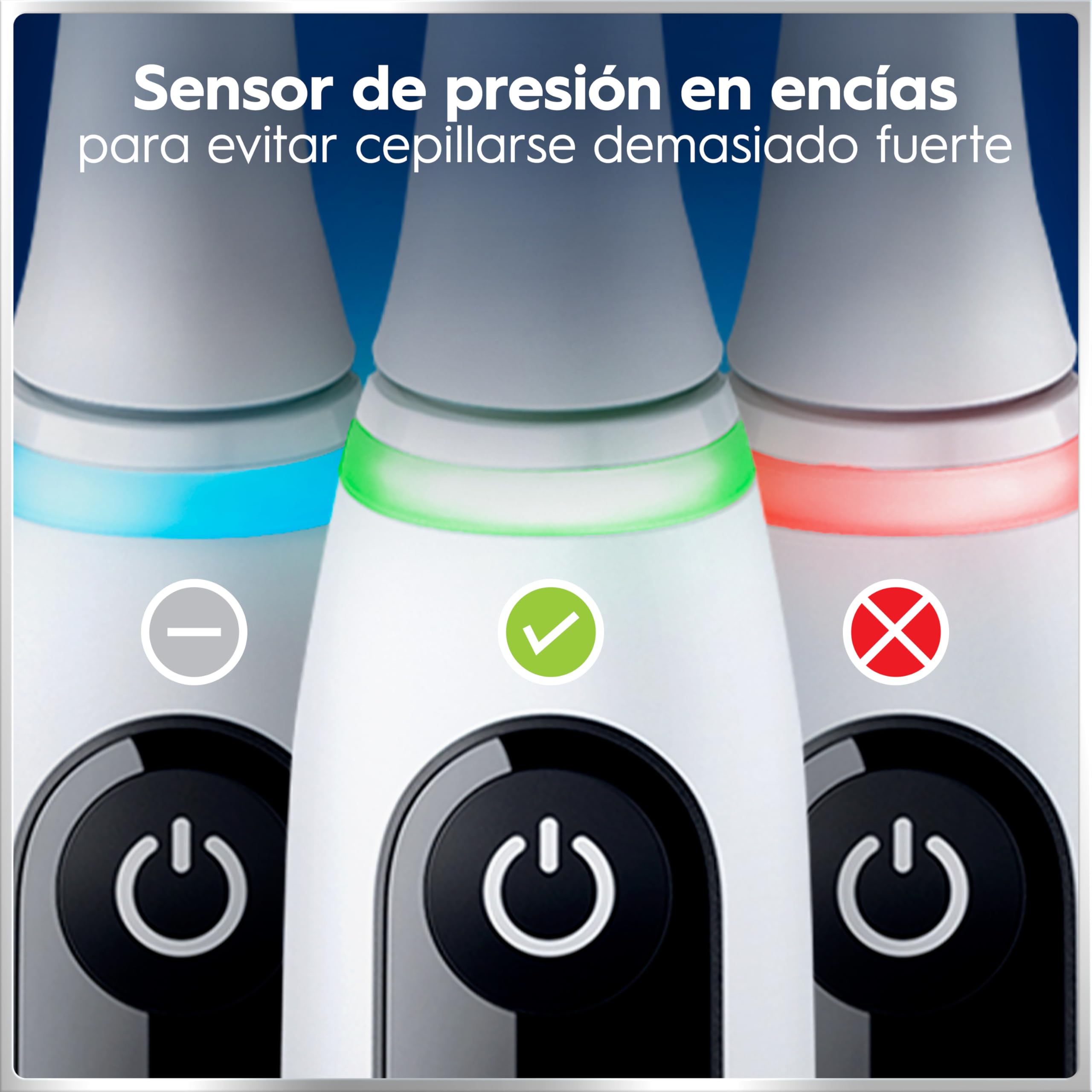Oral-B iO 6 Cepillos de Dientes Eléctricos, 3 Cabezales, Blanco y Rosa, Pack de 2 - Cepillo Dental con 5 Modos de Cepillado Y Sensor De Presión, Regalos Originales para Mujer y Hombre