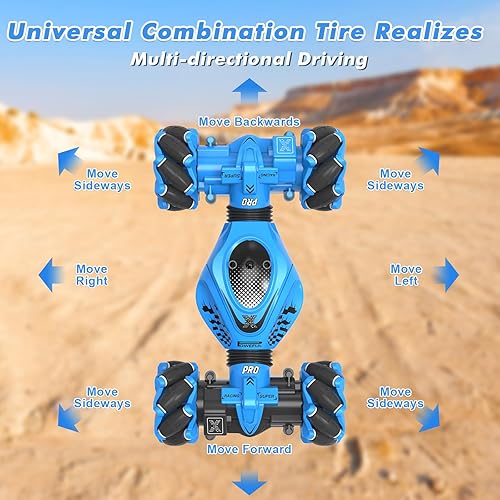 Miniatura 6 de Fosgoit Coche RC con detección de gestos RC Stunt Car, juguetes para niños y niñas de 6 a 12, los mejores regalos para niños de 6 7 8 9 10 11 12