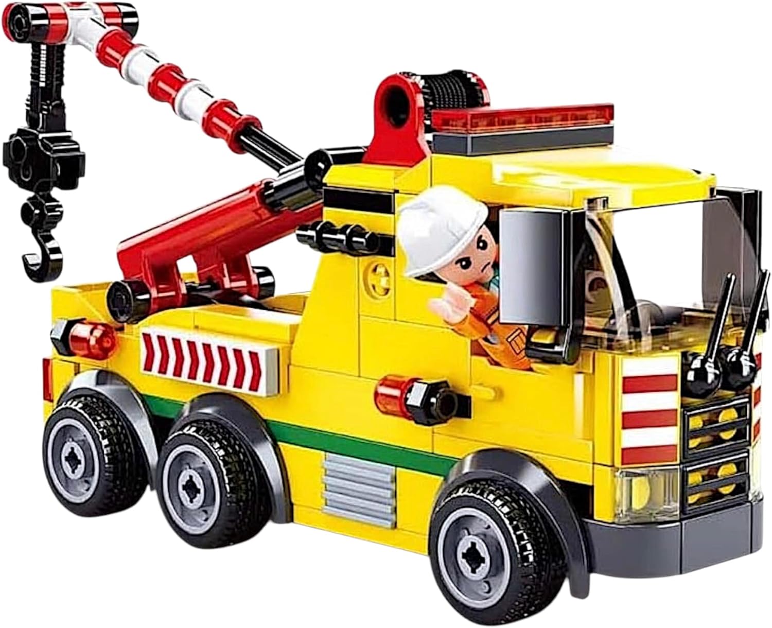 General Jim's Large Tow Truck Modular Building Blocks Set Building Bricks Model or for Teens and Adults