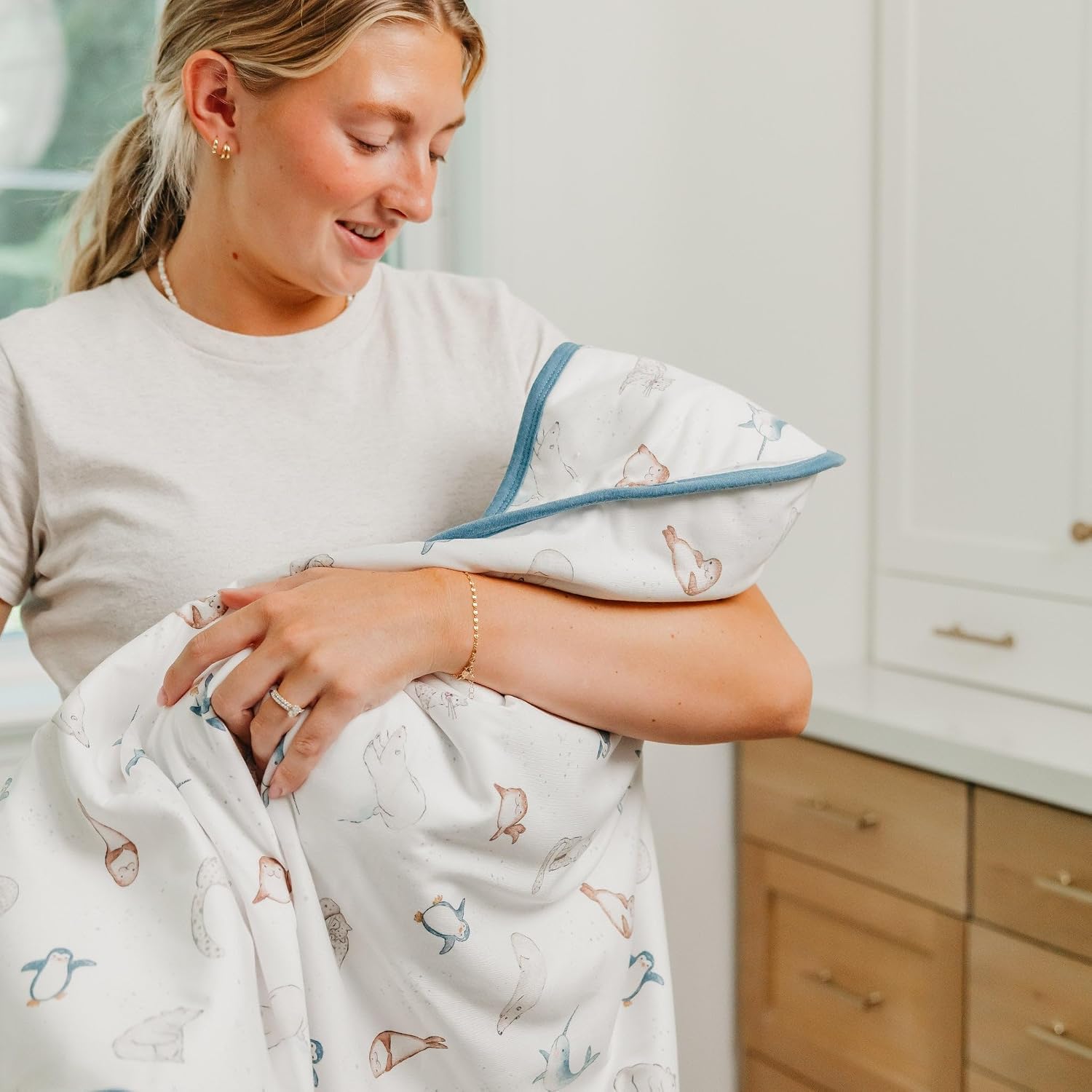 Copper Pearl Arctic Wonder Premium Knit Hooded Towel