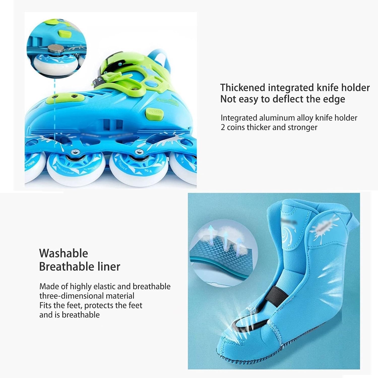 Roller Skates for Boy and Girls Adjustable Kids Inline Skates Beginner Roller Blades Indoor Outdoor for Youth, fdhgdfj454556