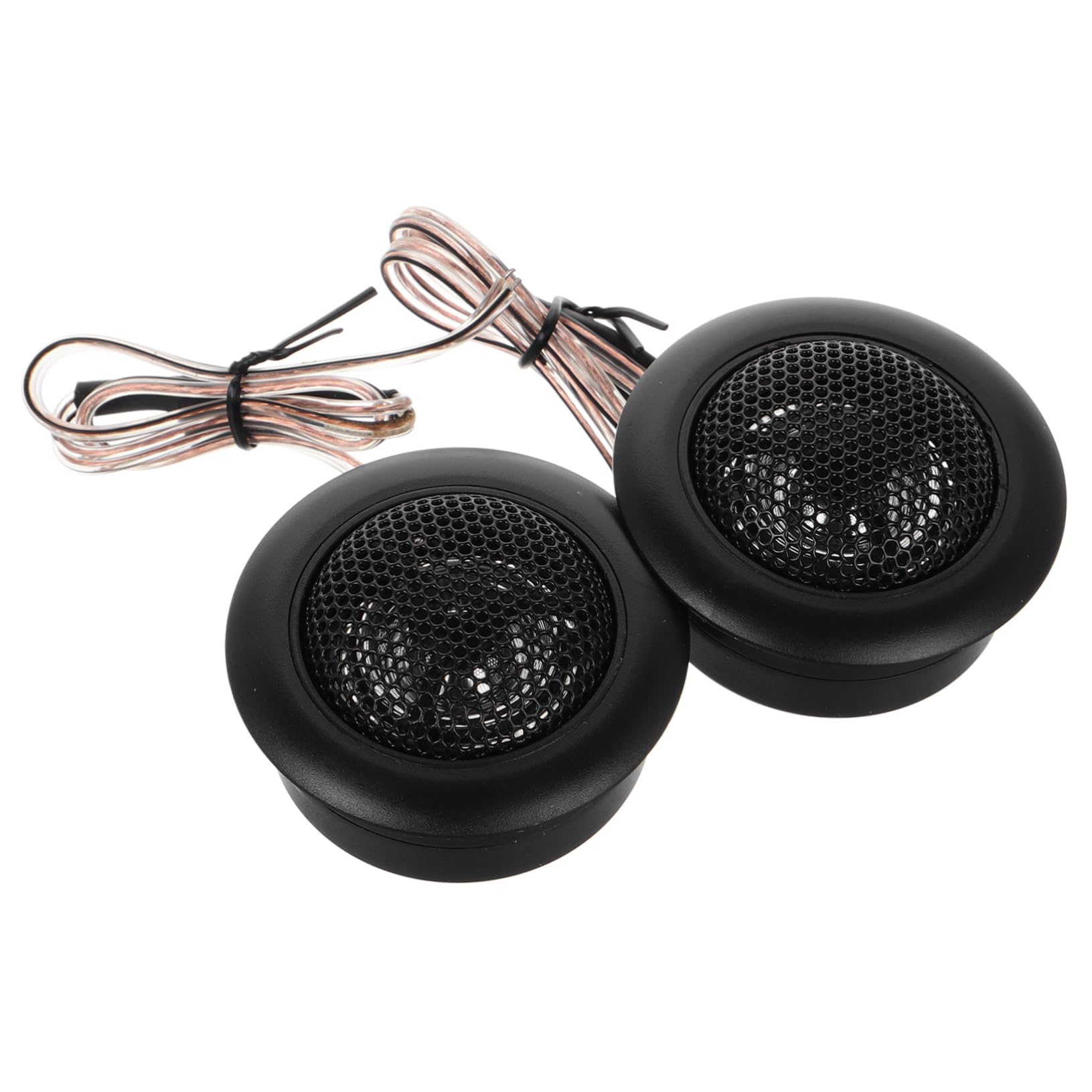 HEALLILY Car Speakers Pair Mini Dome for Car Stylish Design Easy Installation Sturdy Sound Upgrade for Enhanced Audio Quality