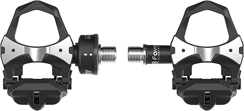 Miniatura 3 de Favero Assioma UNO, Medidor de potencia de ciclismo basado en pedal lateral de detección única con tacos adicionales, tacos de carretera LOOK Keo