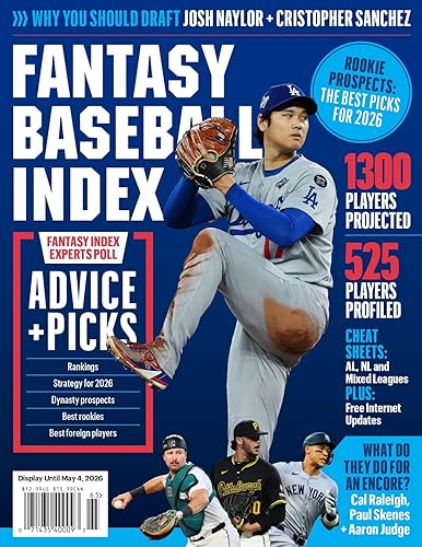 Fantasy Baseball Index Book 2026 | Top Player Profiles &
