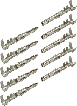 Fastronix Weather Pack Replacement Pins 12-10 Gauge - 5 Male and 5 Female