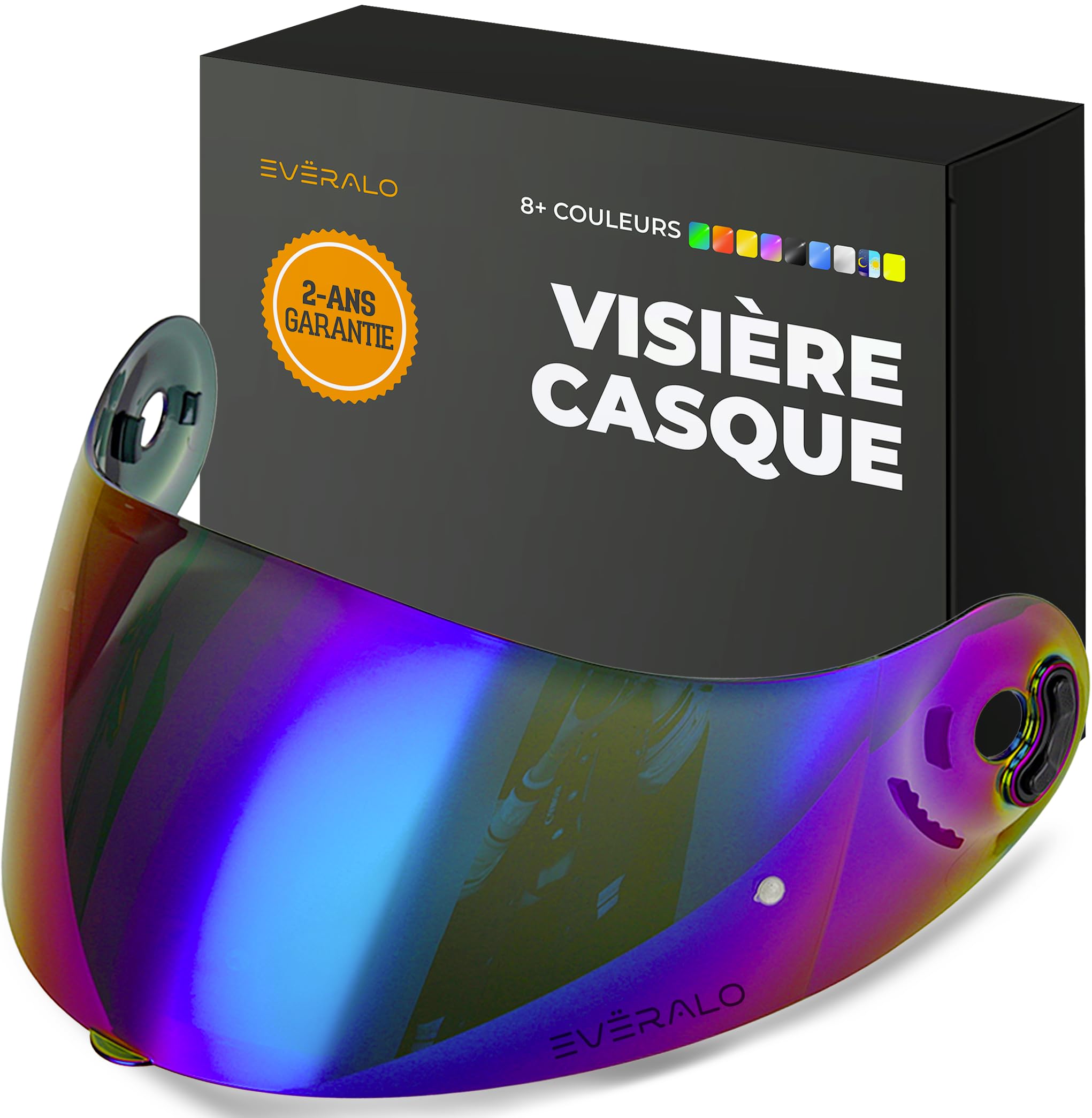 Visière Compatible avec Xlite X803 - X802 - X802r - X802rr - X702 - X661 - X603 - Xsf 02 (Iridium Chrome') | Écran compatible aussi avec X661 - X603 - Xsf 02 - X803 Rs - X702 Gt