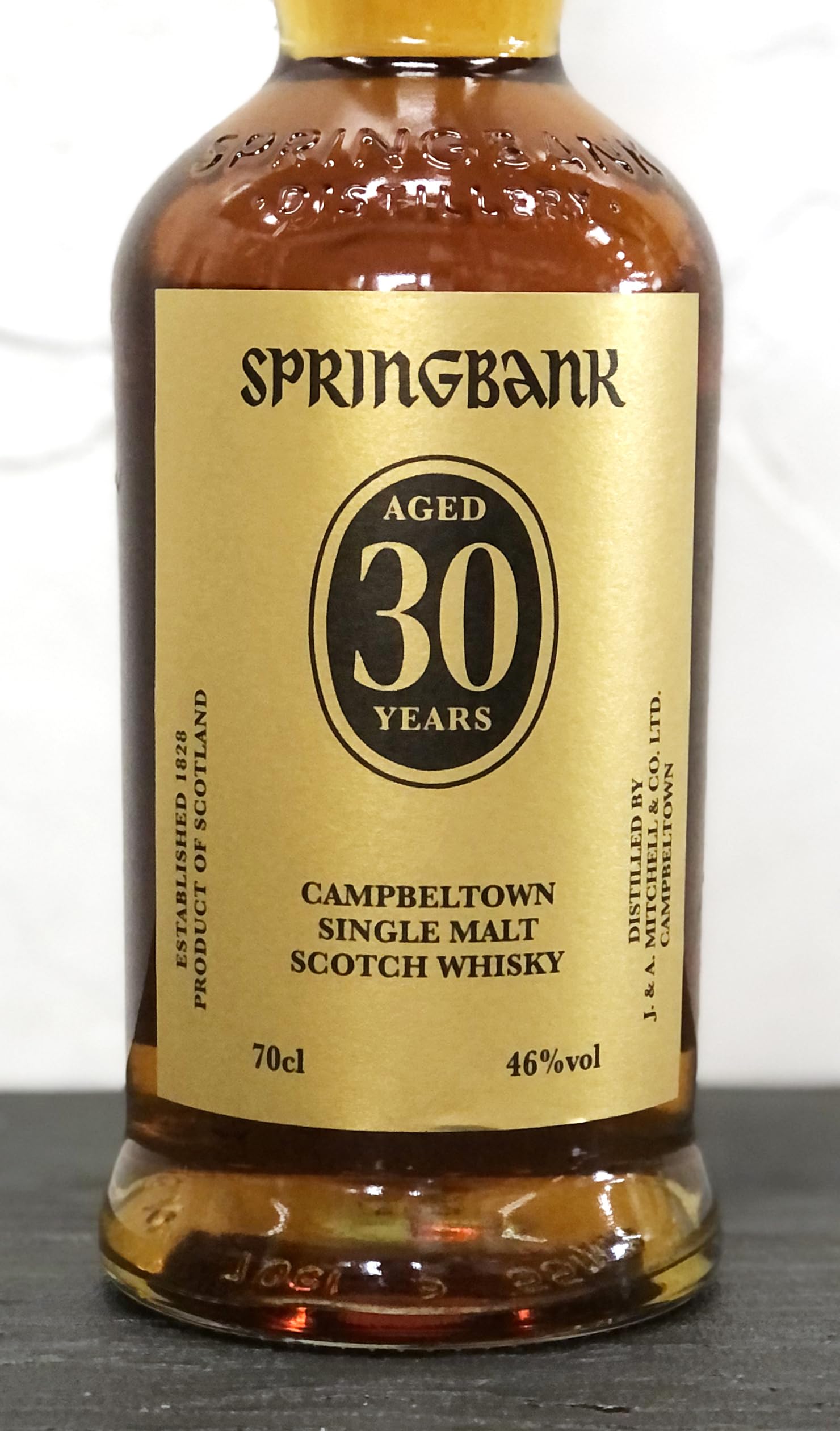 Amazon.co.jp: スプリングバンク 30年 46％ 700ml シングルモルト