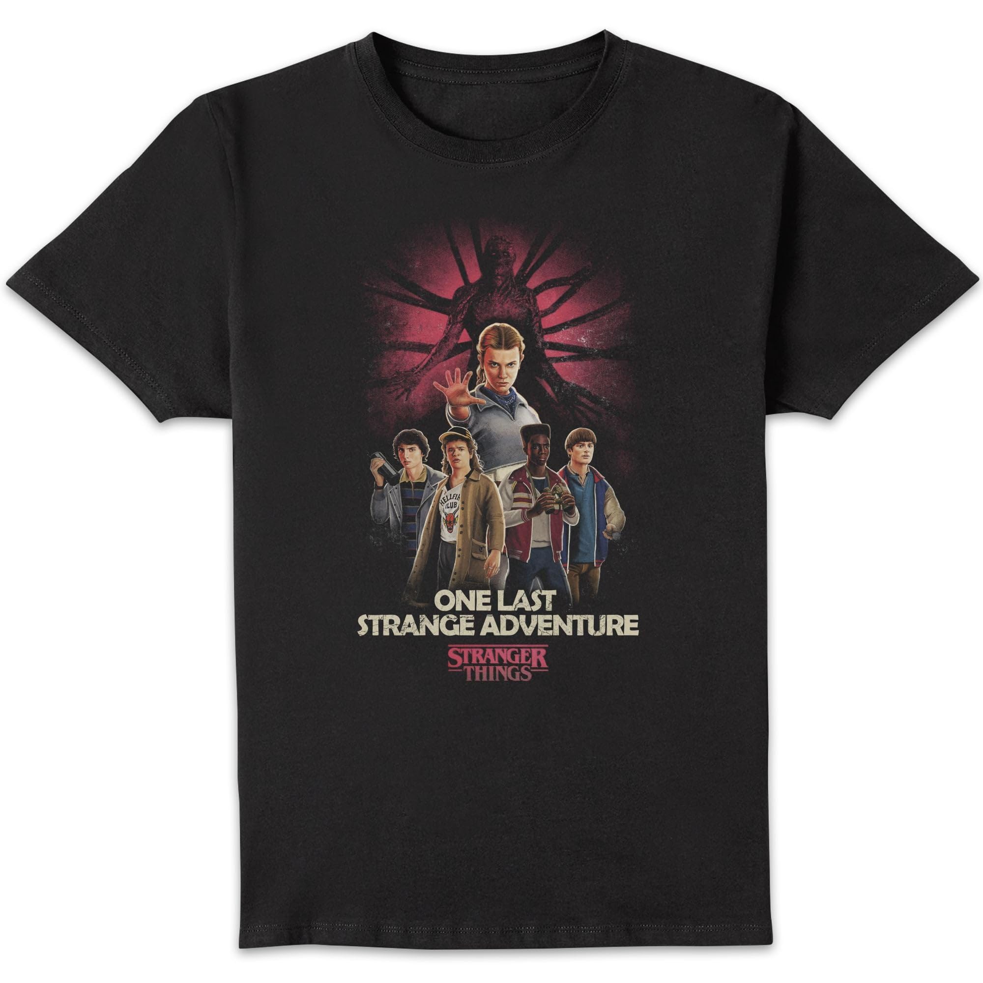 Stranger Things One Last Stranger Adventure Men's T-Shirt - Black XL