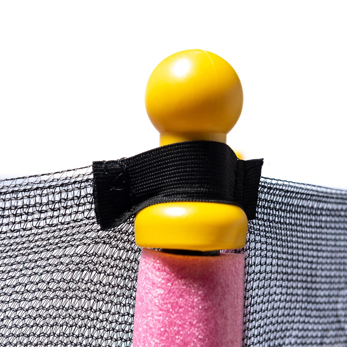 Cama Elástica Infantil 140 Plus Rosa con Red de Seguridad, Trampolín para Niños Interior y Exterior