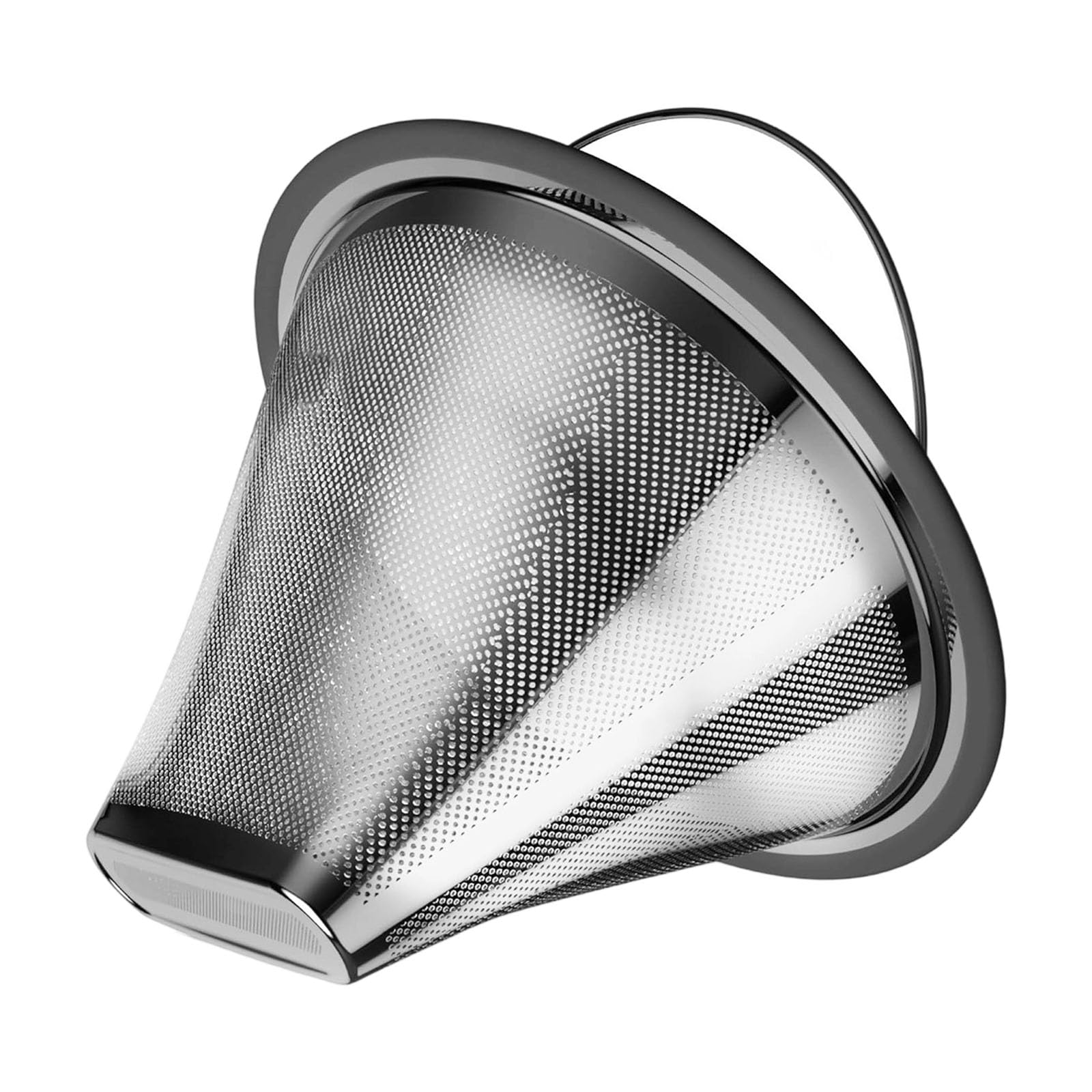 XuQiZZpp Sturdy Nonrust Steel Permanent Coffee Filter Fine Meshes Technology Optimizes Flavor And Brews Strength