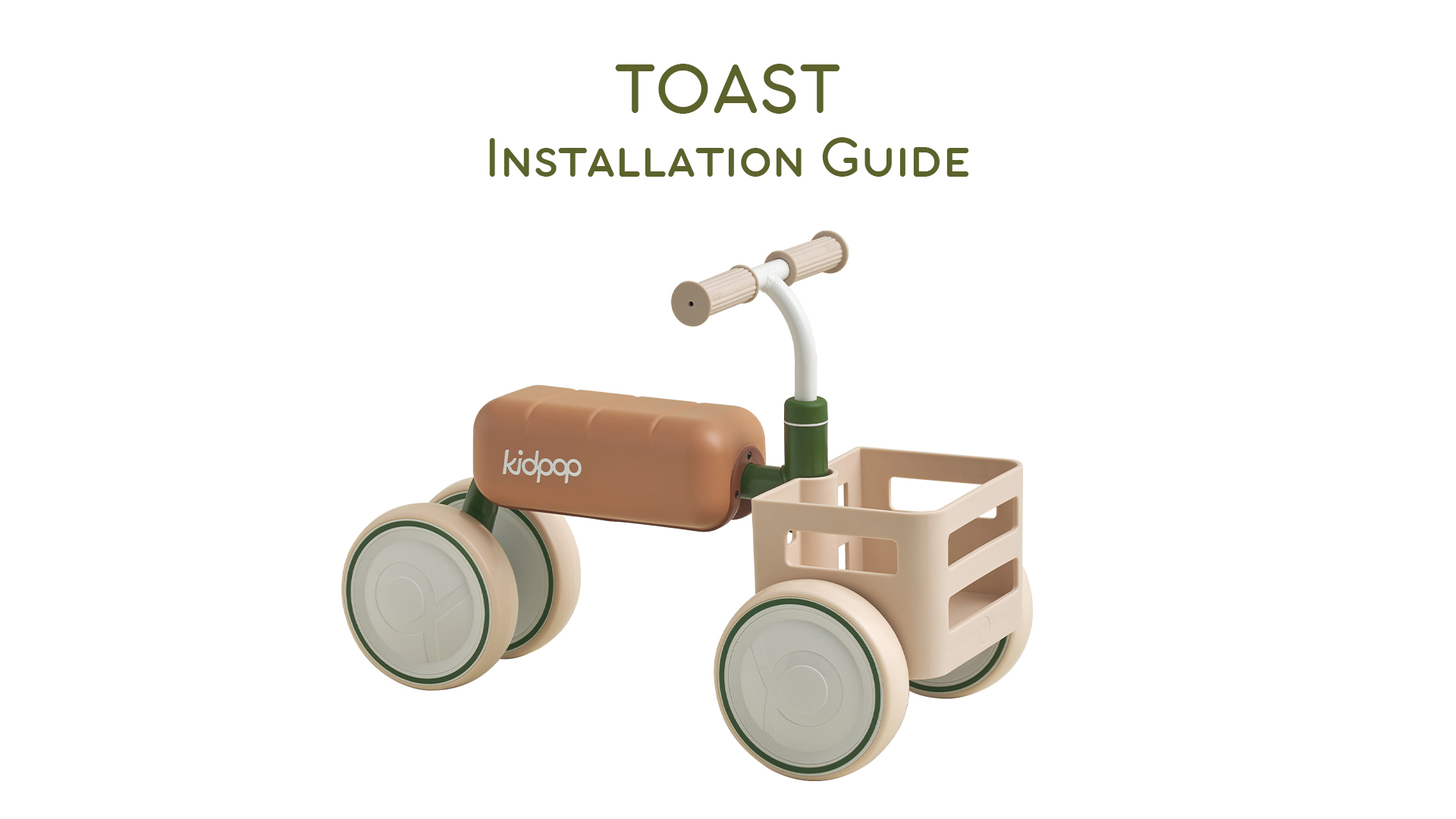 Amazon.com: Kidpop Toast Baby Walker Convertible Push Rider with