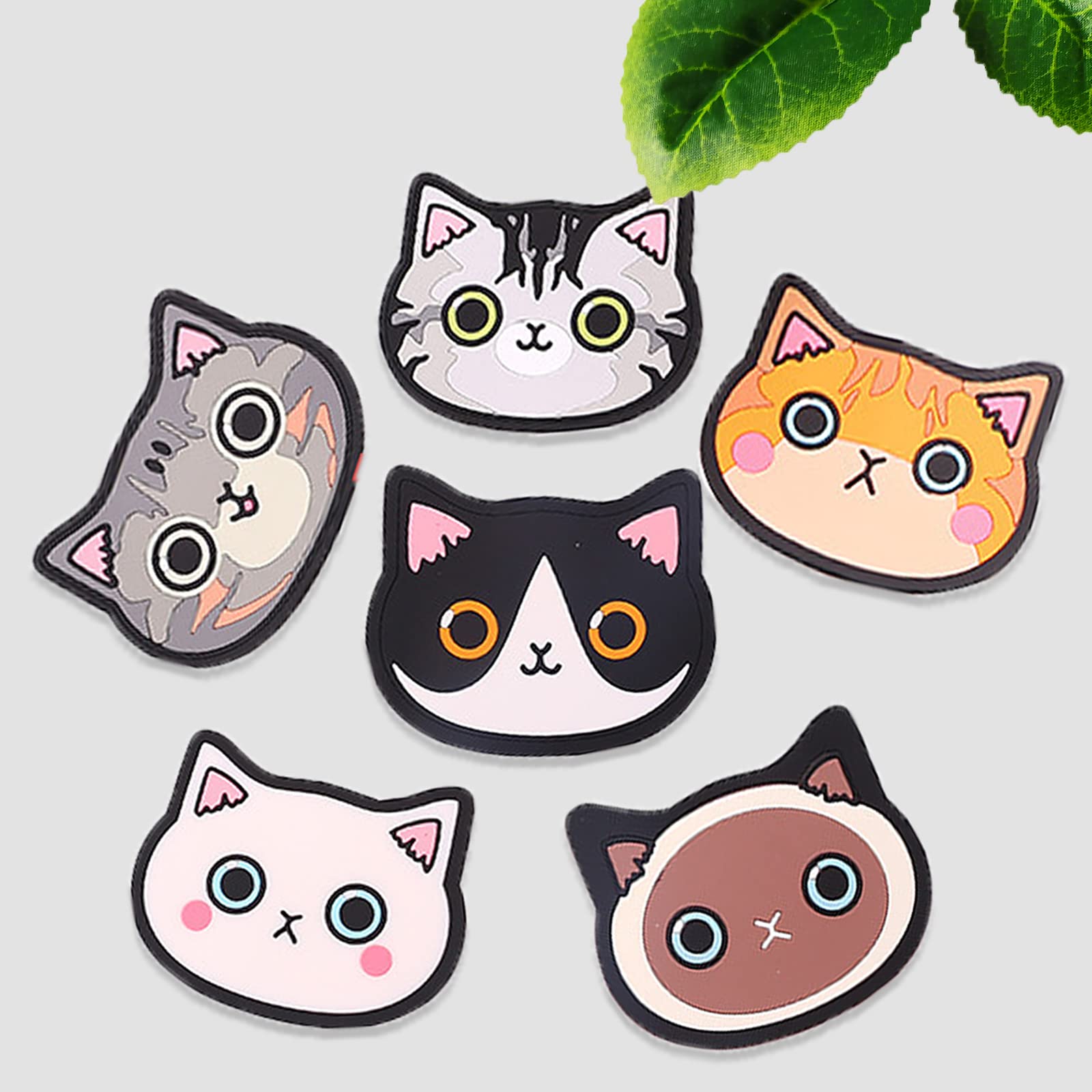 Lot De 6 Sous-Verres En Silicone Chat Mignons - Anti-Dérapants, Résistants à La Chaleur, Décoratifs Pour Verres, Tasses Et Boissons
