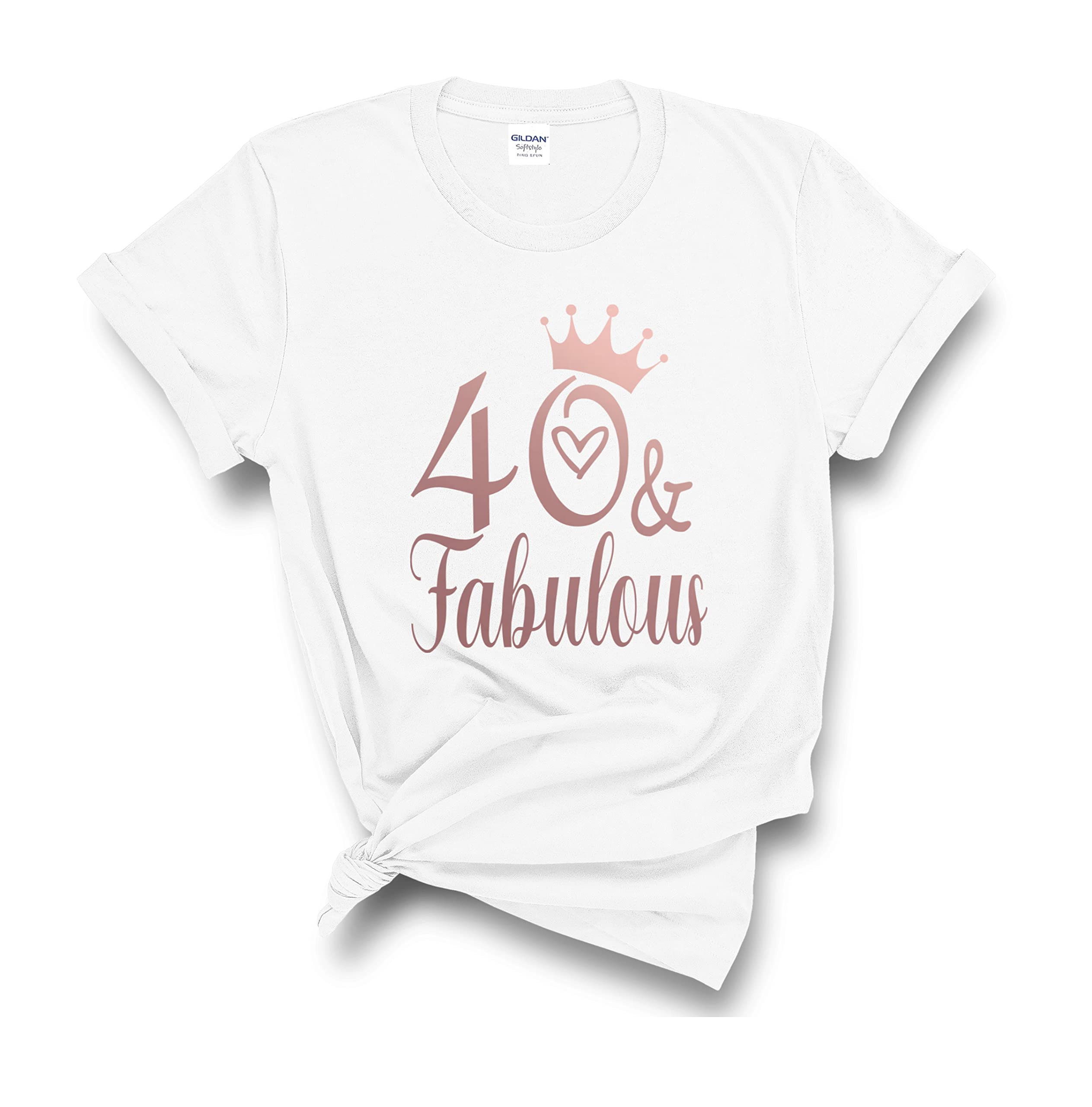 IHK, 40 and Fabulous Birthday T-Shirt, 40 and Fabulous Shirt, 40th Birthday Gift for Women and Men