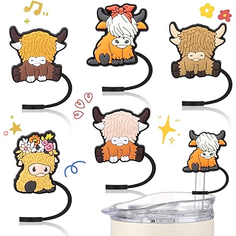 Cow Straw Covers for Stanley Cup - Keeping Your Stanley Straw Clean