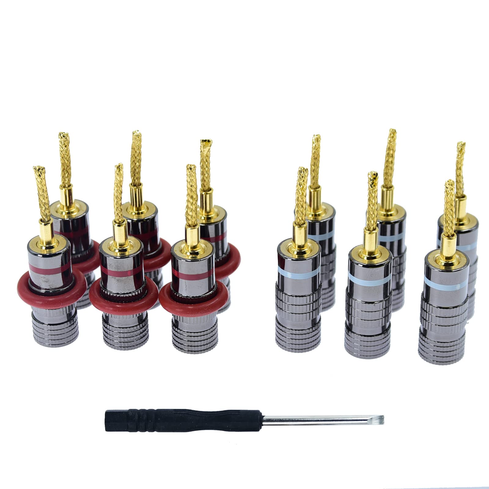 ScrewType Connectors Deadbolt Flex Pin Banana Adapter Plug