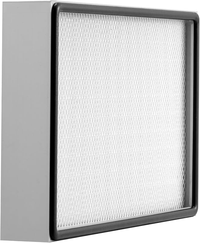 Filtro de campana de flujo laminar VEVOR, 18.39 x 11.89 x 2.95 in, reemplazo de filtro HEPA de 1 pieza para sala limpia portátil de 23.62 x 21.65 para capturar partículas de 0.3 μm, fibra de vidrio, marco de aluminio