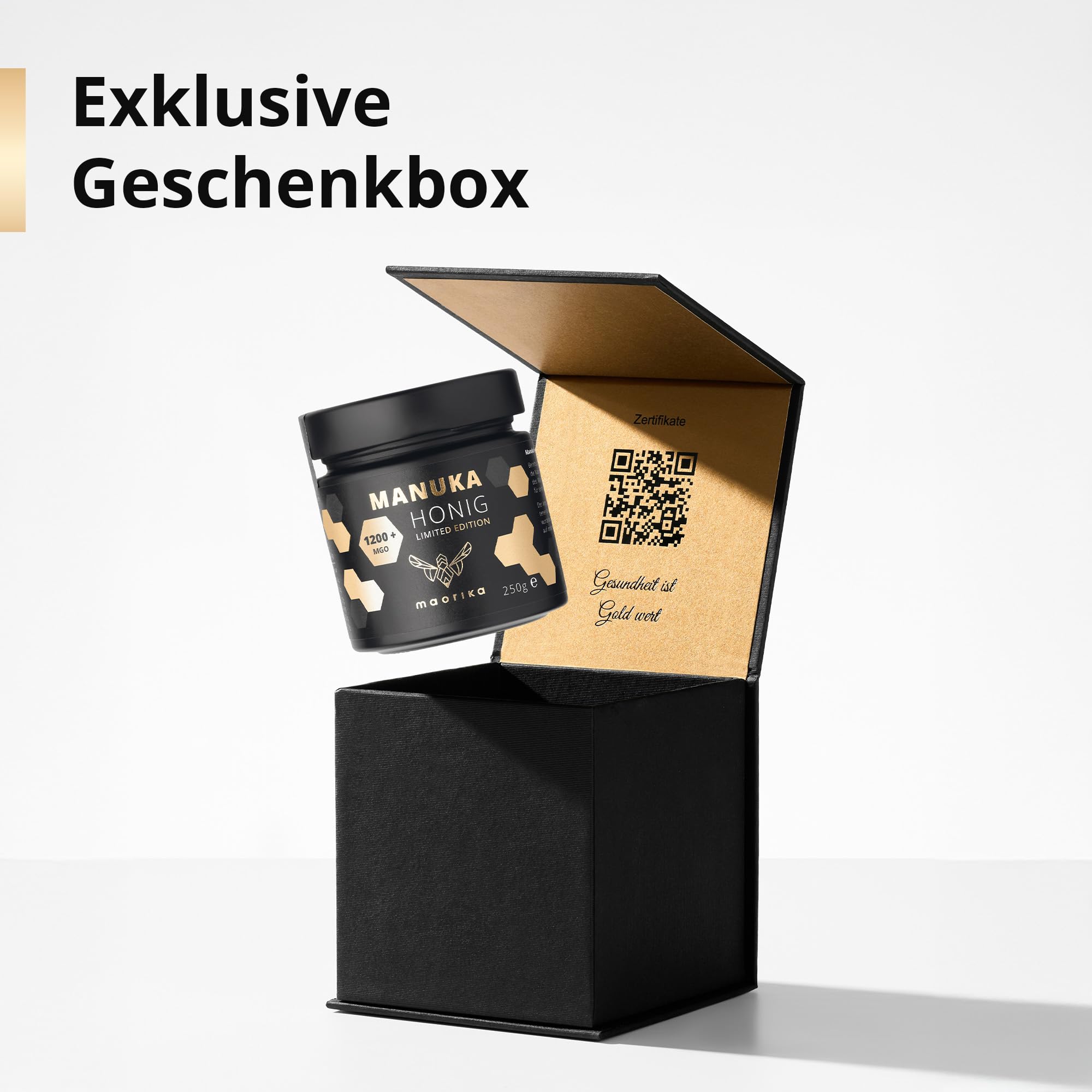 maorika - Manuka Honig 1200 MGO (Limited Edition) im Glas - lichtundurchlässig, kein Plastik - laborgeprüft mit zertifiziertem Methylglyoxal Gehalt aus Neuseeland 250g