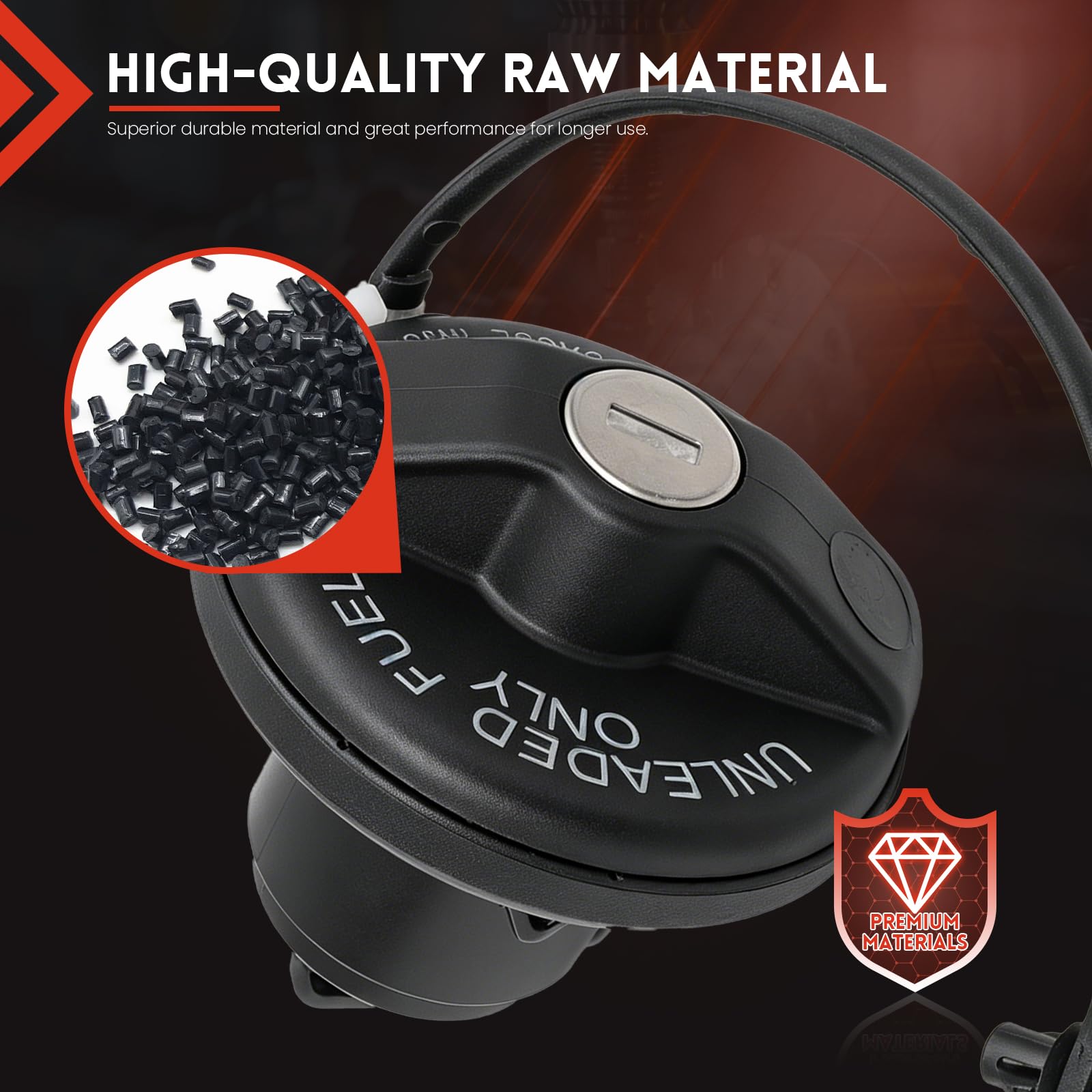 Tappo Serbatoio Carburante con Serratura con 2 Chiavi OE 71802520 per Panda 169 Grande Punto Punto EVO 500 MITO