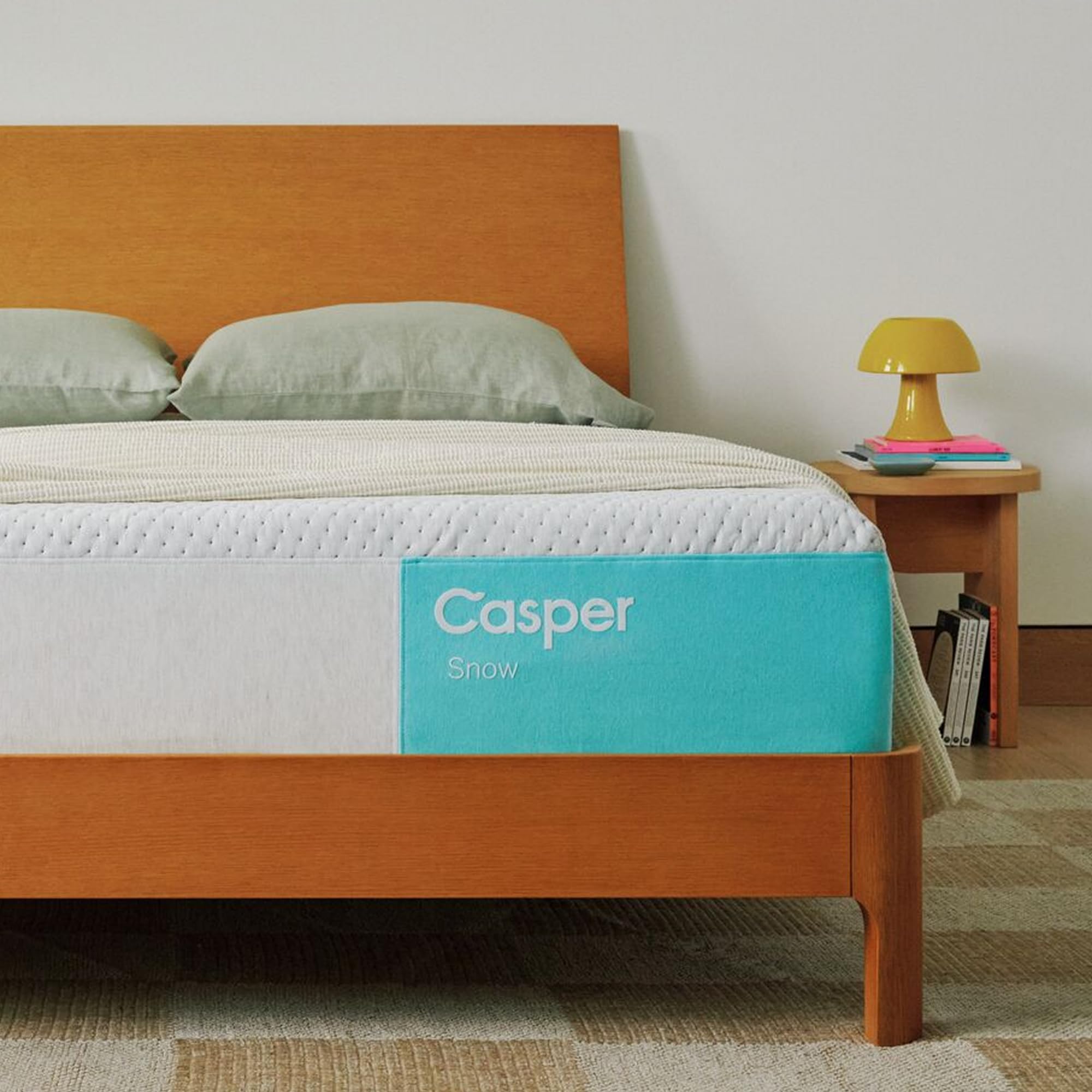 Casper Sleep Snow Hybrid Mattress – Twin XL, Medium Feel Memory Foam with Snow Technology Cooling & Zoned Support – Motion Isolation – Made for All