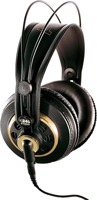 Akg K240 Studio AKG K240STU Słuchawki Półotwarte, Czarny