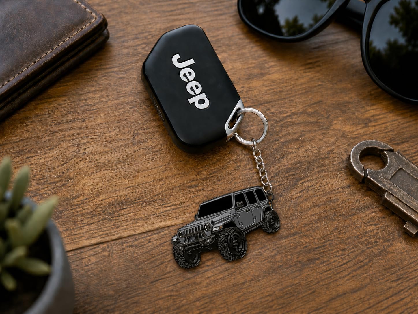 Jeep Wrangler Keychain - Officially Licensed Jeep Rubicon Accessories JL Key Chain JKU 2026 2025 image 2