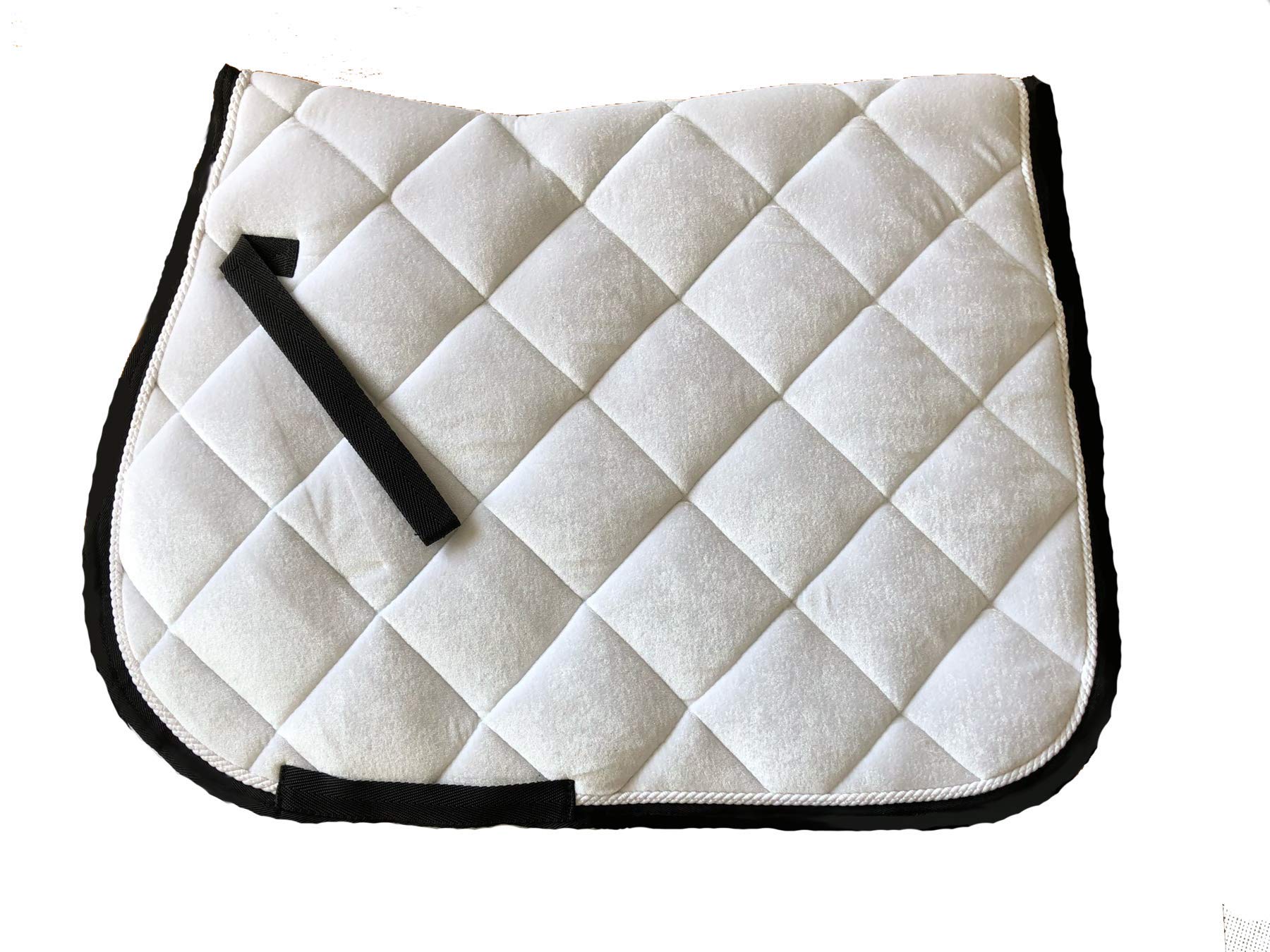 Sottosella Per Cavallo In Cotone - Full Size, Giro Morbido, Traspirante, Colore Giallo (F.Yellow) - Foto 2