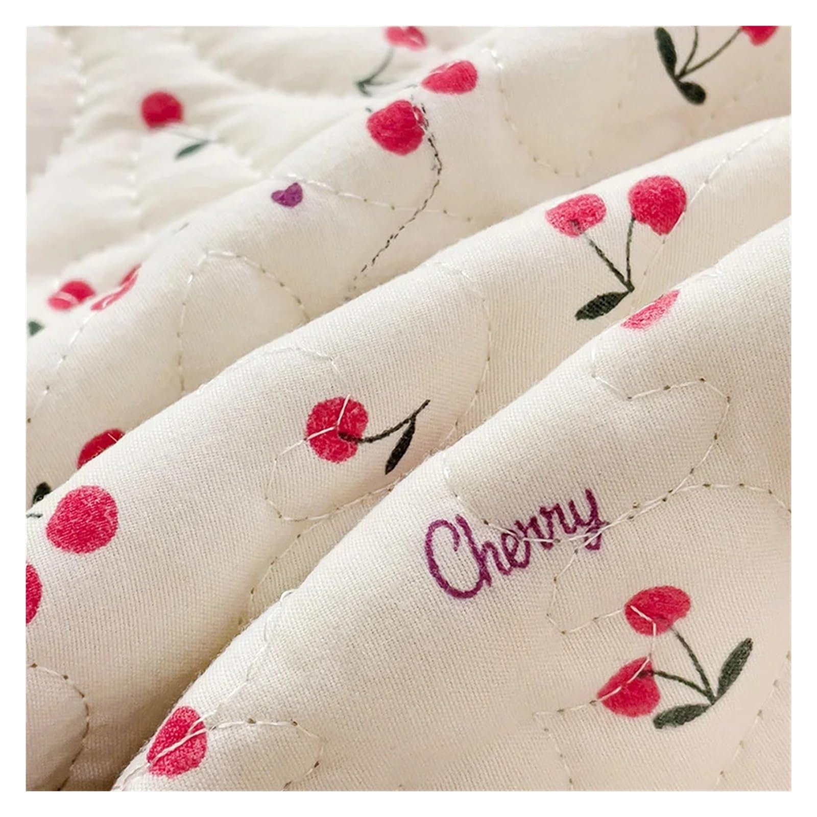 Colcha Cama Colcha Acolchada con Volantes, Ropa de Cama, sábanas Gruesas, Funda Estampada, for el hogar(Color2,200x230cm 1pc)
