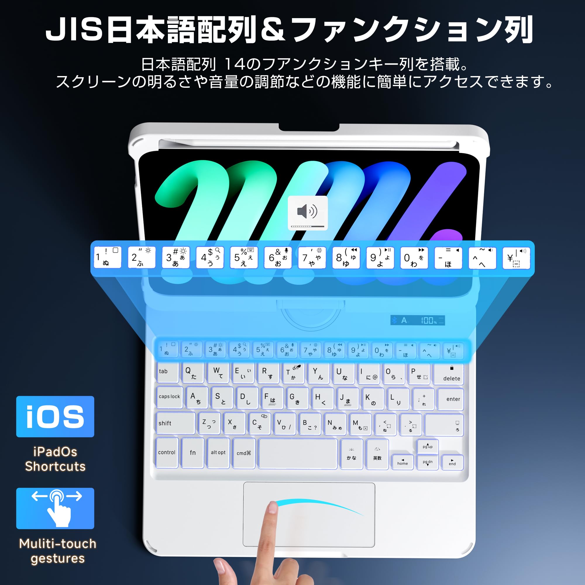 Amazon.co.jp: Sencela iPad用キーボード付きケース iPad mini (第7