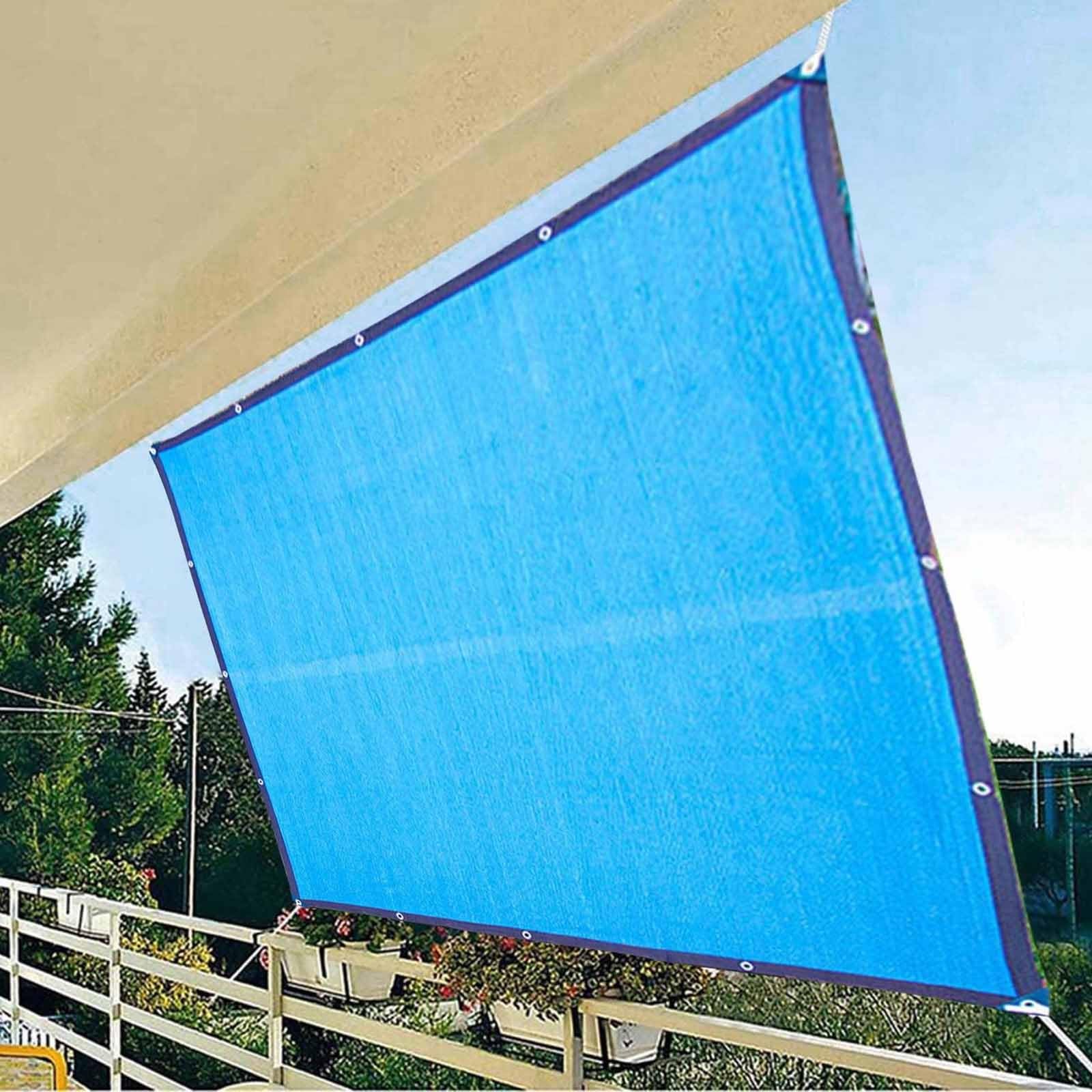 Zewnętrzny żagiel przeciwsłoneczny 3 x 4 m, 3 x 5 m, 4 x 5 m i 3 x 6 m, odporny na promieniowanie UV, do ogrodu, na patio, warzywa, szklarnię i kurnik.