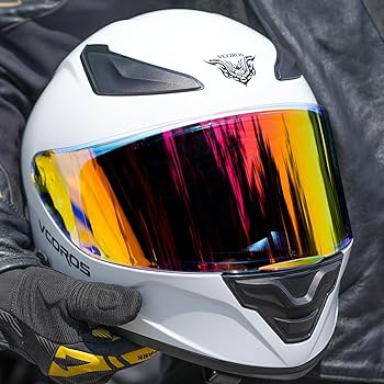 Amazon.com: VCOROS Full Face Motorcycle Helmet for Unisex
