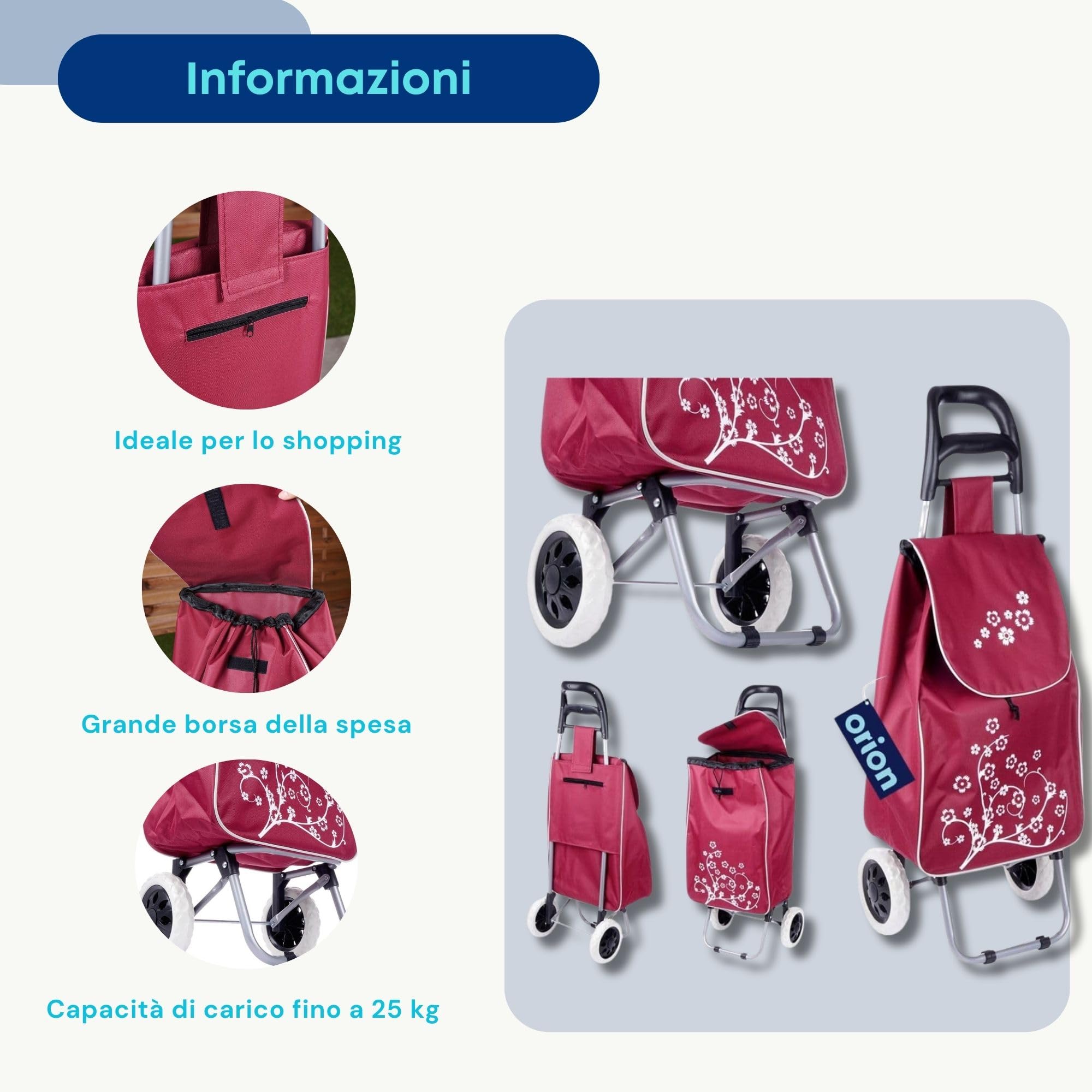 orion group Carrello per la spesa